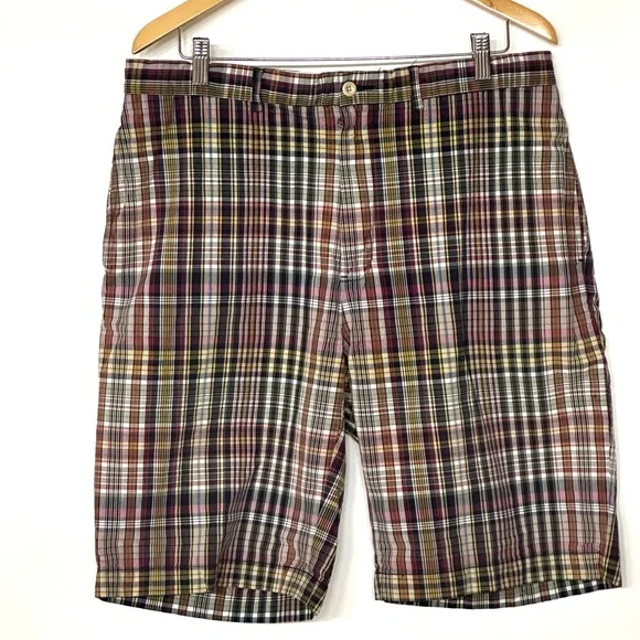 Vintage Polo Ralph Lauren Shorts Adult Multicolor Plaid  Preppy Mens 36‎ - Picture 4 of 7